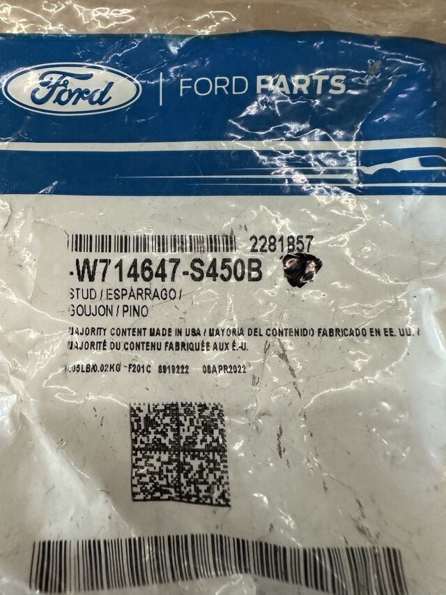 Genuine Engine Cover Stud W714647-S450B