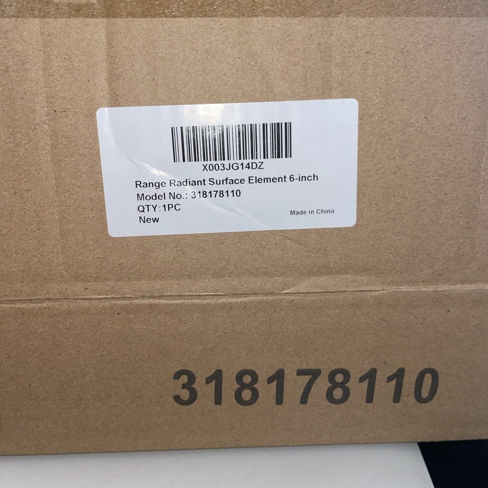 Java 318178110 Radiant Surface Burner Element 6-in Compatibility List in Desc