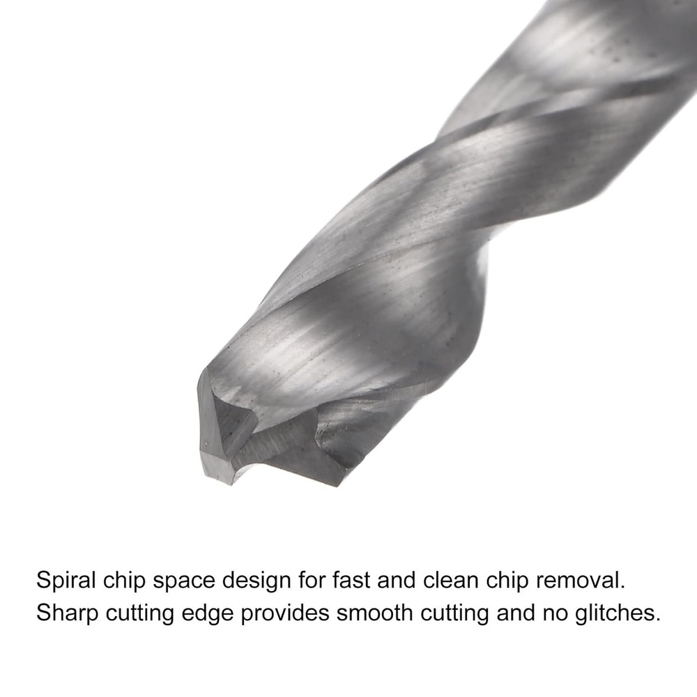 Solid Carbide Drill Bits, 5Mm C2/K20 Tungsten Carbide Jobber Drill Bits Straight