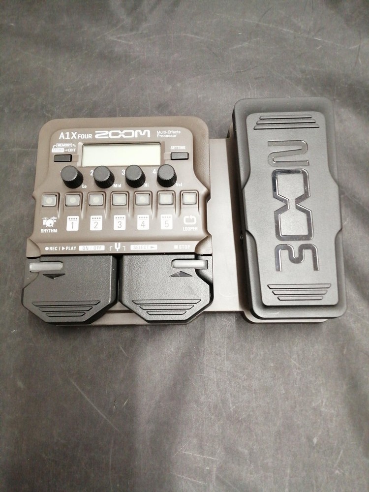 Zoom A1X FOUR Multi Effects Processor Guitar Pedal Tested Working from Japan