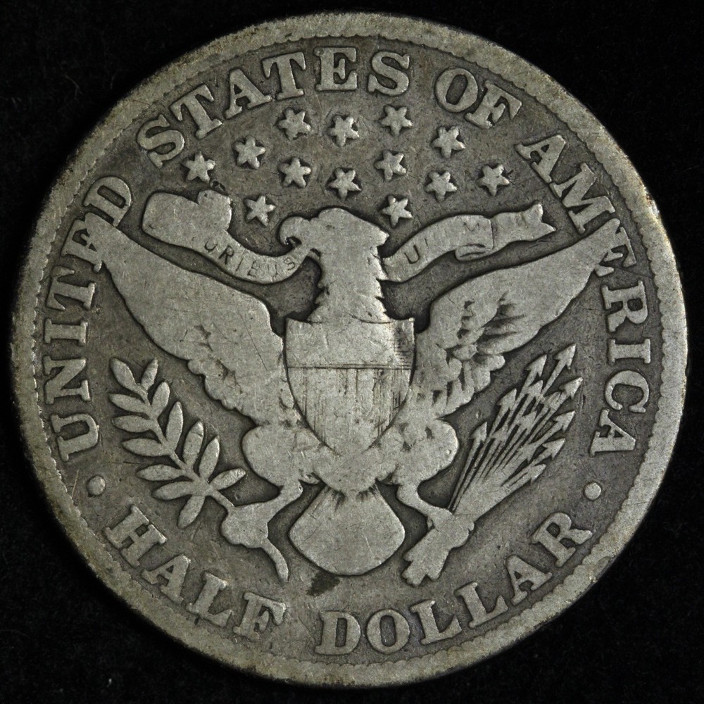 1900 Barber Silver Half Dollar E228 JXCE