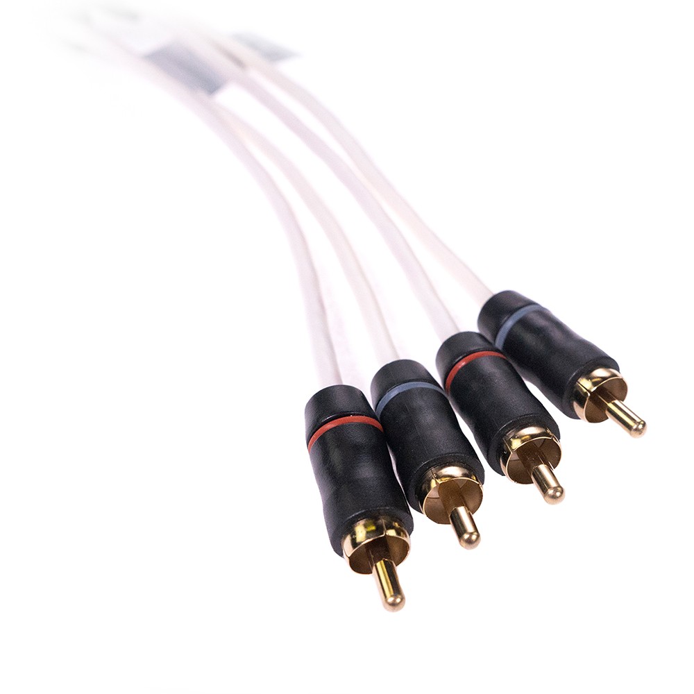 Fusion Performance RCA Cable, 4 Channel, 6'
