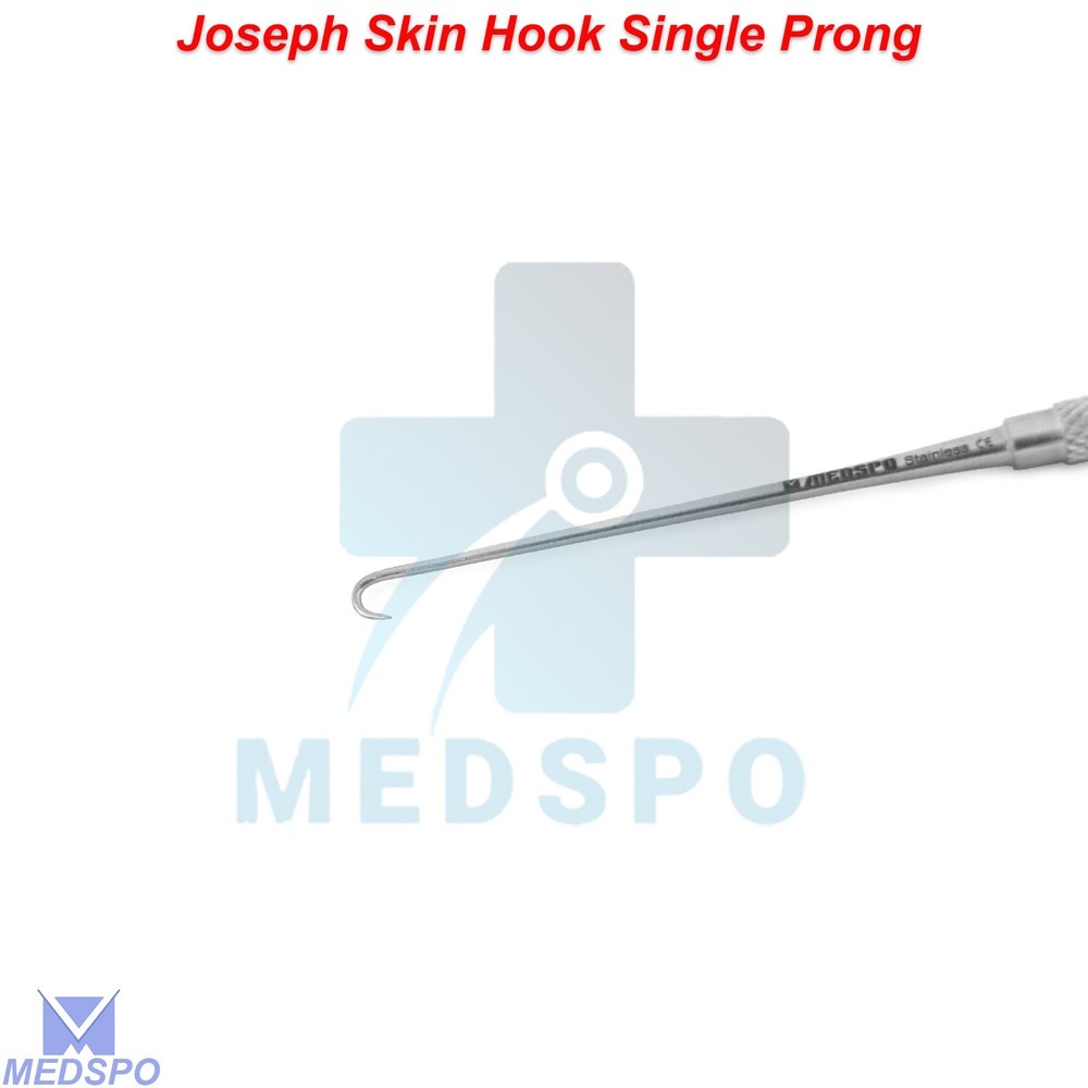 Surgical Joseph Skin Hook Sharp Single Prong Plastic Surgery Retractor Tools New