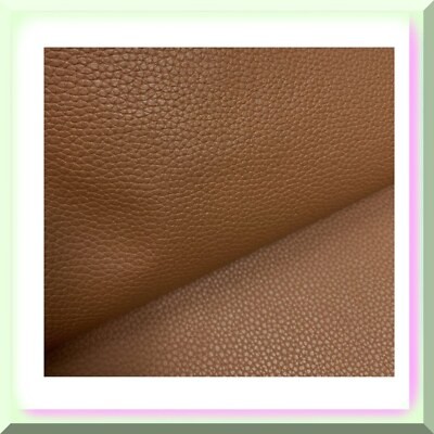 Premium Cognac Leather Fabric for Crafts