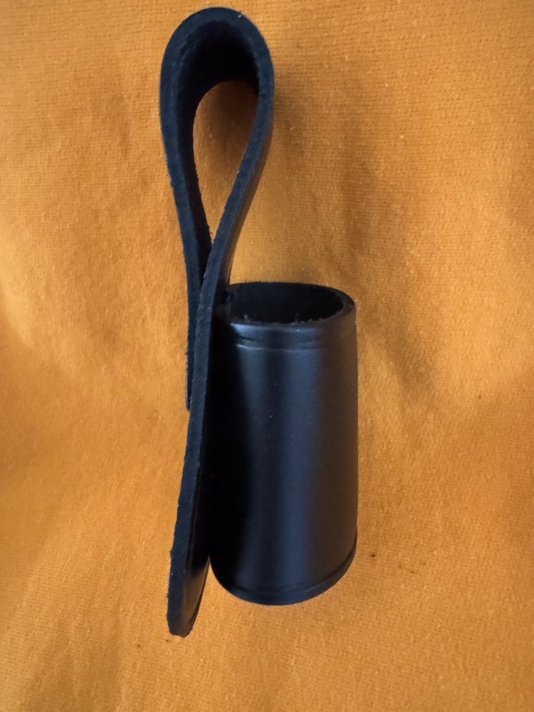 Perfect Fit Flashlight Holder Leather Black 793-D