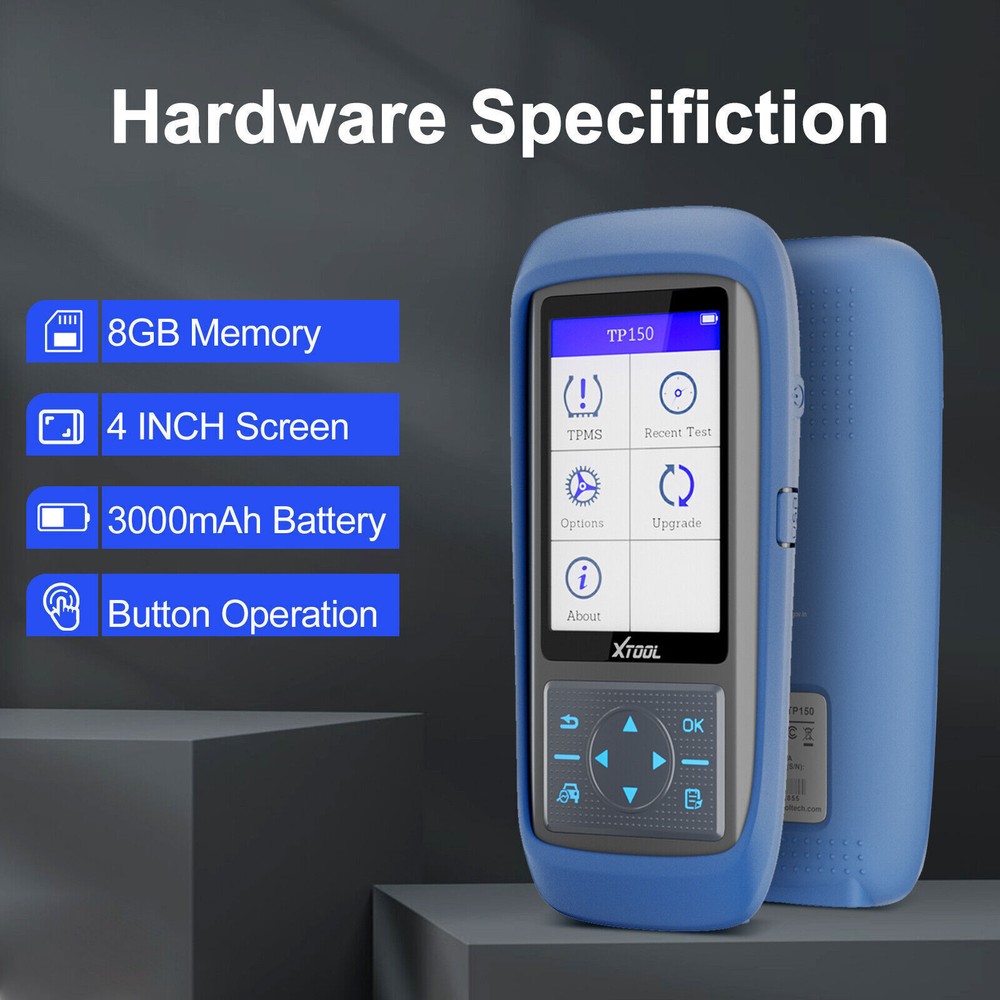 2025 XTOOL TP150 TPMS TS100 Programming Tool Tire Sensor Relearn/Reset/Activate