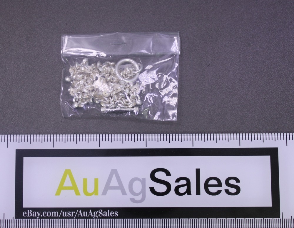 NEW Sterling Silver Multi Disc Toggle Bracelet