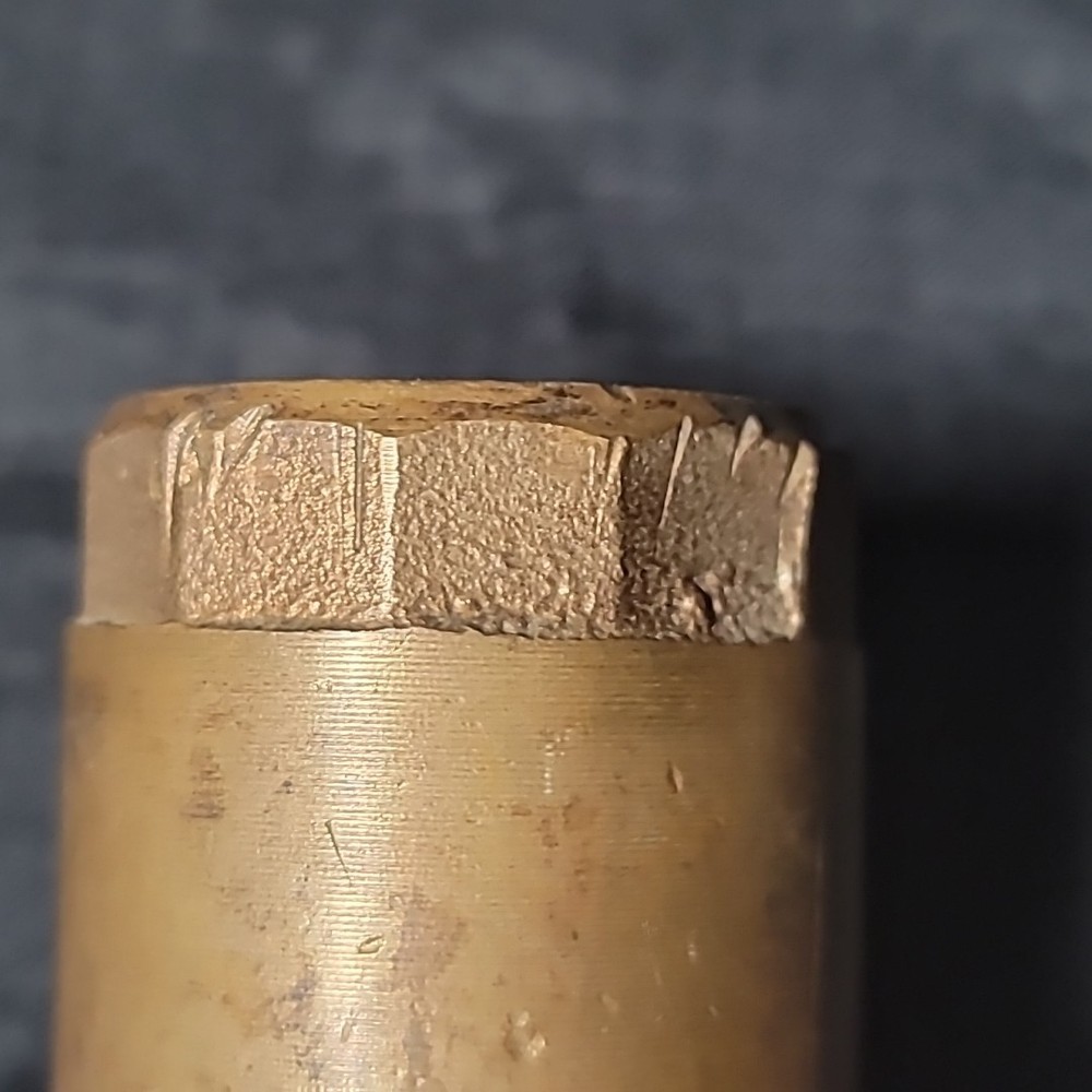 1" Cast Brass Foot Valve