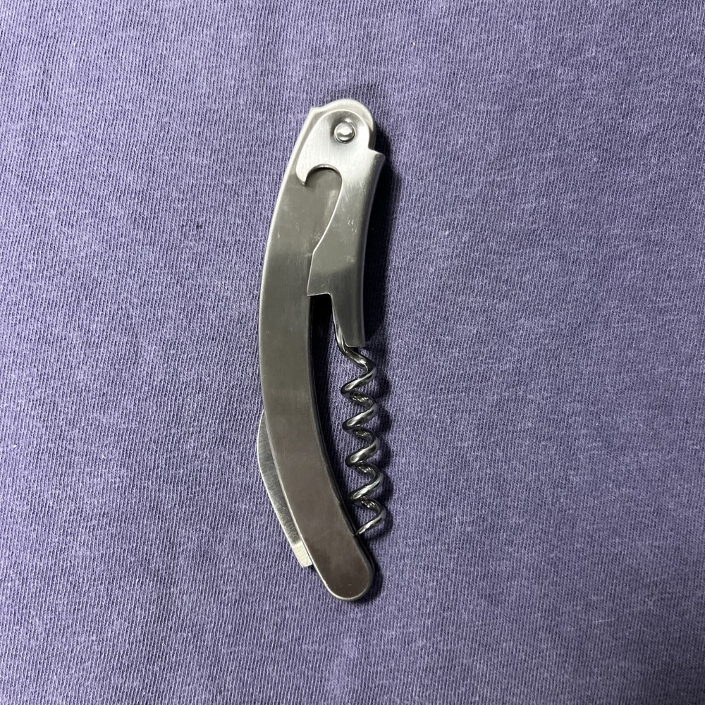 Stainless Steel Waiter’s Corkscrew