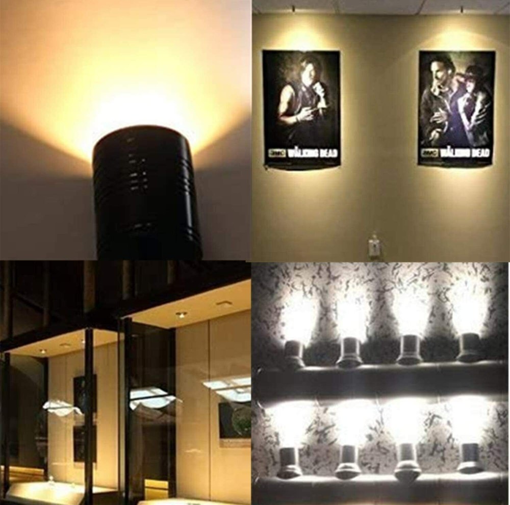 4Pack Dimmable LED Mini Spotlight for Display Cabinet Showcase 3000k Warm White