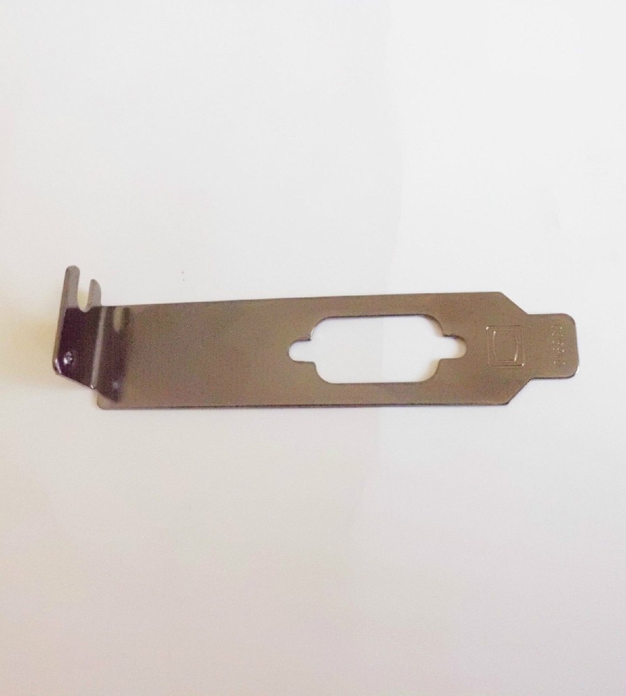 Computer PCI VGA CRT Video Card Back Panel Low Profile Bracket Black