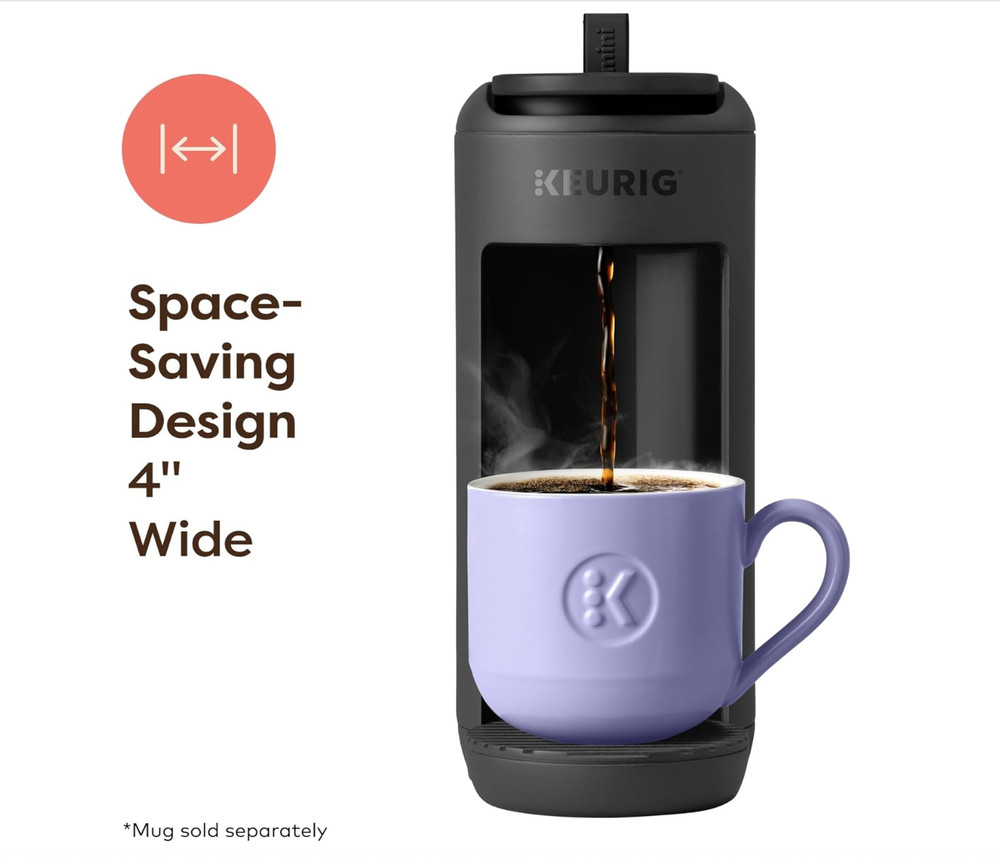 Keurig K-Mini Mate Single-Serve K-Cup Coffee Maker – Compact, 12oz
