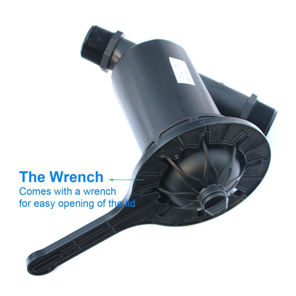 Y Strainer, Disc Filter, 120 Mesh, NPT Male Thread, 110 GPM - 2"