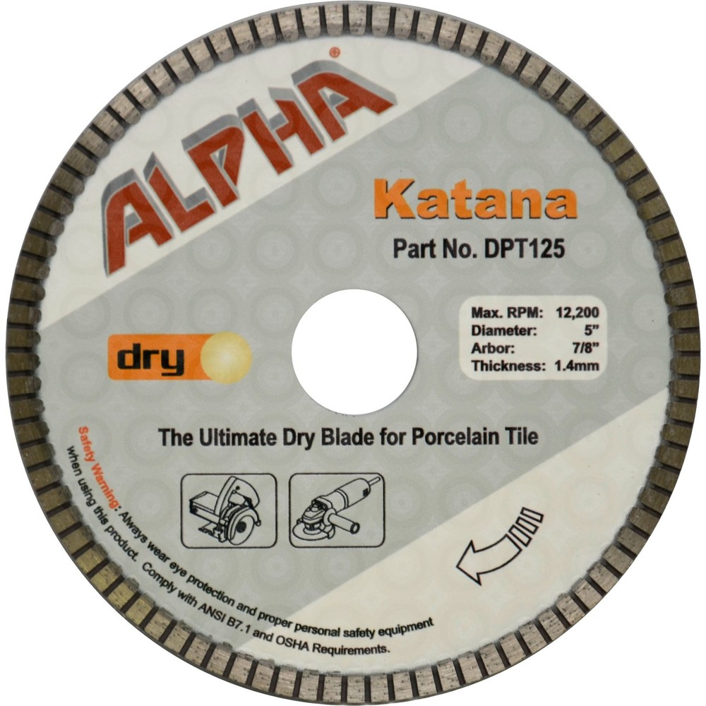 Alpha Professional Tools Katana Blade 5"- DPT125
