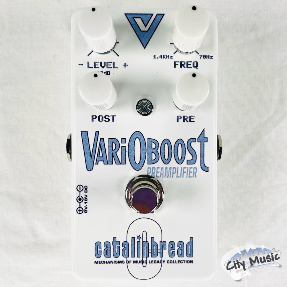 Used Catalinbread VariOboost Preamplifier Guitar Effects Pedal ♫