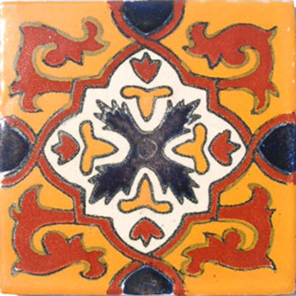 #C026 MEXICAN CERAMIC HANDMADE TALAVERA TILE SETS