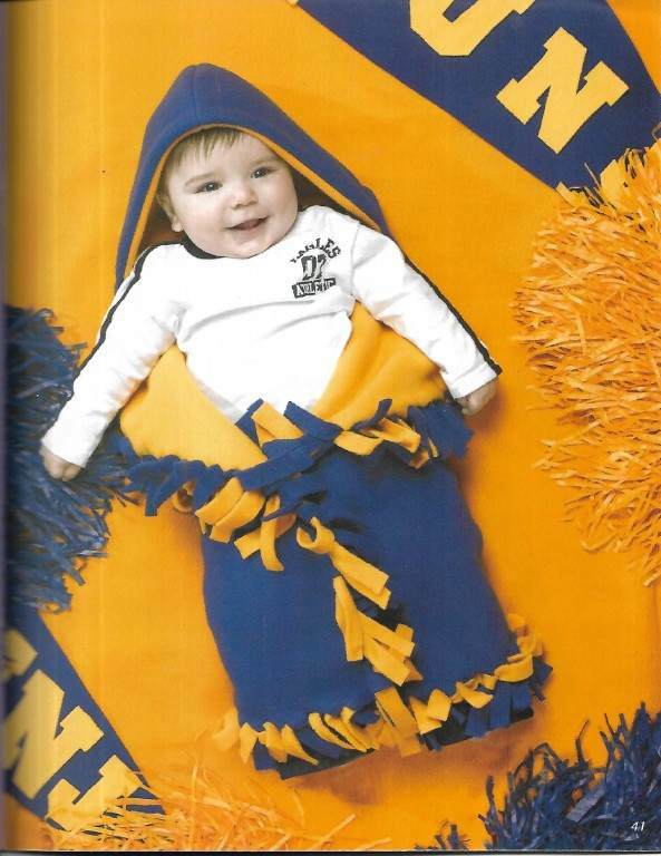 SCHOOL COLORS 30 EASY FLEECE PROJECTS MUST SEE!!!