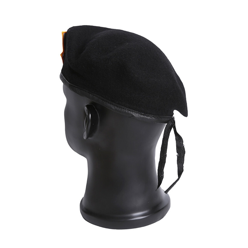 US AIR FORCE SECURITY FORCES BLACK WOOL BERET