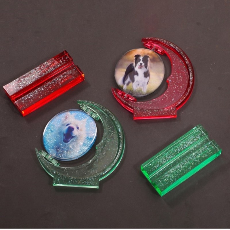 Rotatable Picture Frame Sturdy Silicone for Multiple Photos Decoration