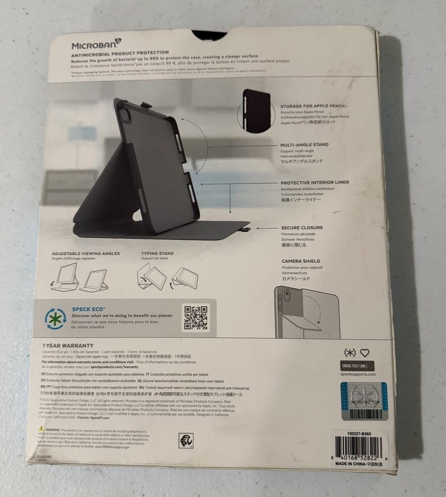 ipad 10.9 (2022) Speck Stylefolio