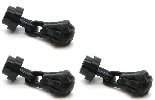 3x LEGO Part Black Chain with Tassel