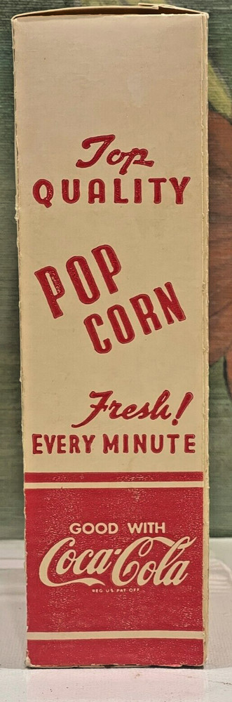 2045BK - Selected Pop Corn Box - Good with Coca Cola Logo & Majorette Graphics!