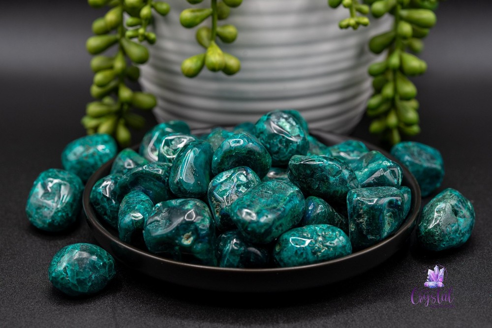 Dioptase Tumble - Grade AA