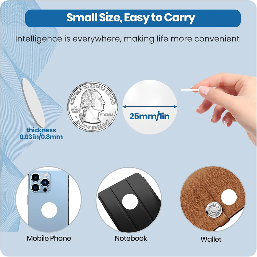 50Pcs NFC Tags NTAG215 - Blank Rewritable NFC Cards, 504 Bytes Memory, Compatibl