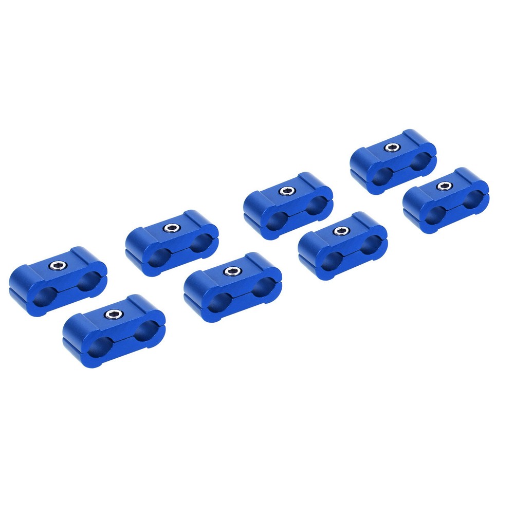 Spark Plug Heat Shield Protector Engine Spark Plug Wire Separator Blue 20Pcs