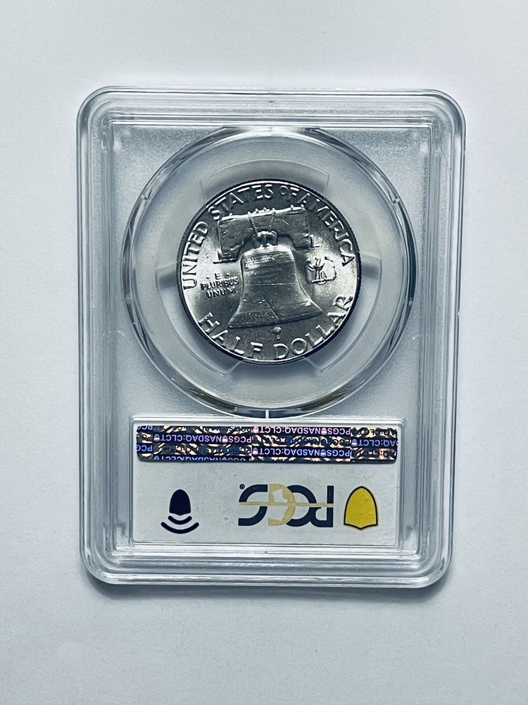 1958 Franklin Silver Half Dollar PCGS MS65