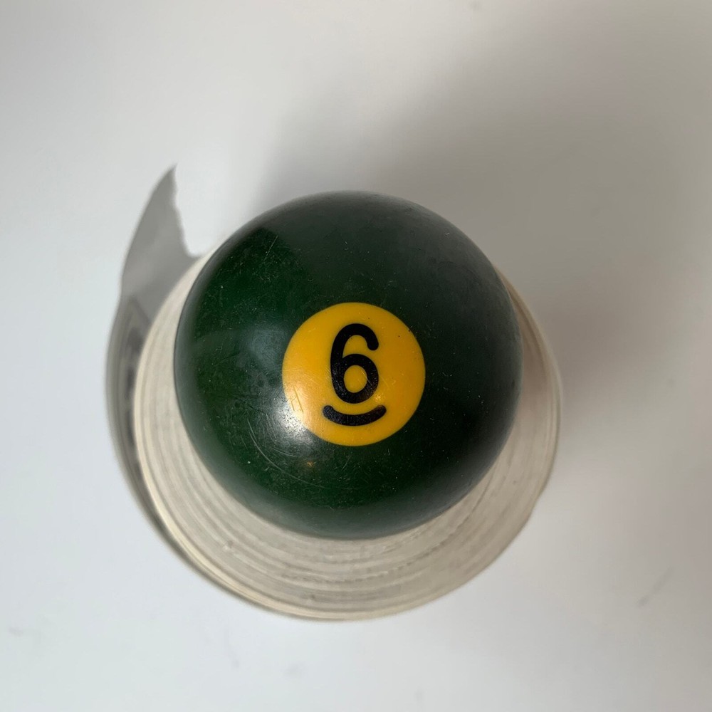 # 6 Green Single Individual Pool Ball Billiard Replacement