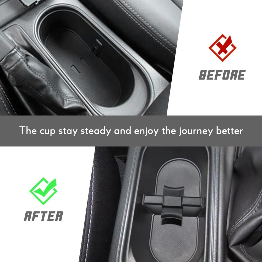 Cup Holder Divider Insert for Subaru Forester 2014-2019 Accessory Drink Divider