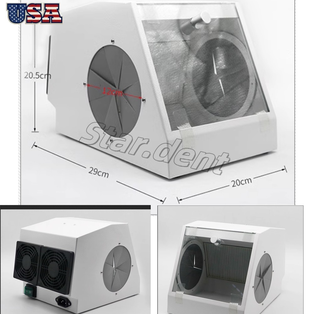Dust-proof Case Dental Grinding Polishing Box Lapping Protector Sandblasting