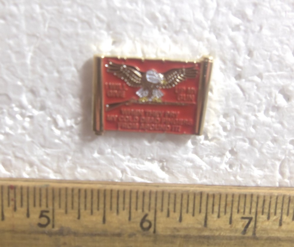 I Will Give Up My Gun … Pin