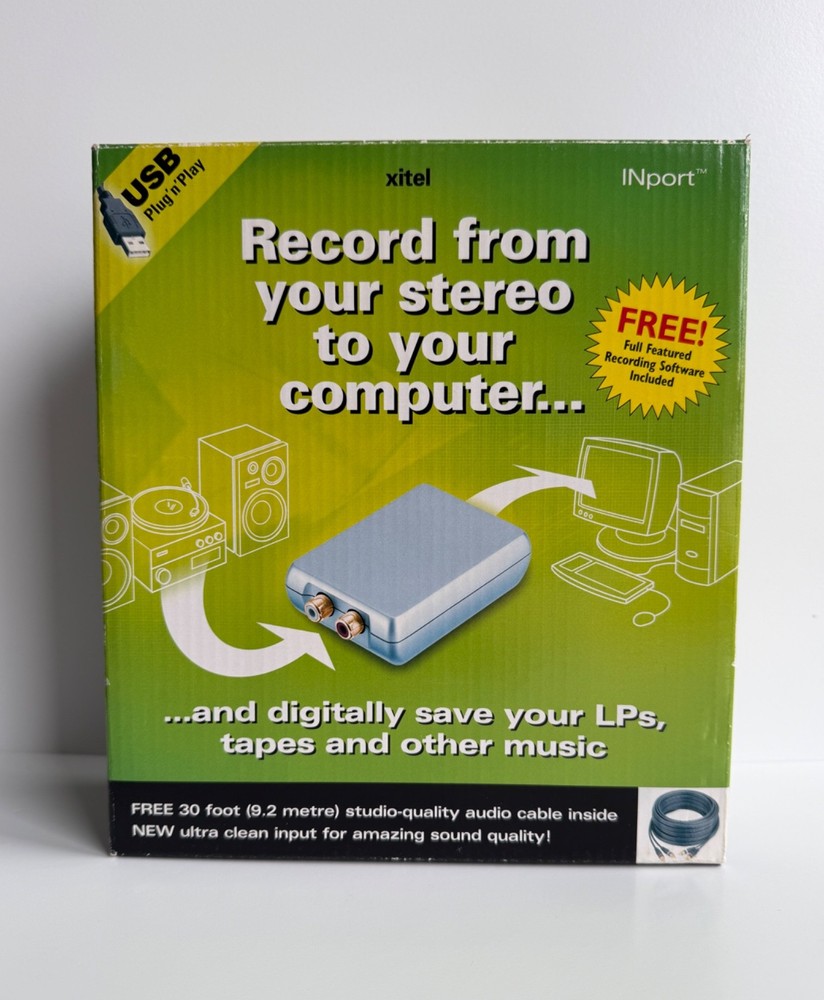 XITEL INport Digital Interface and Recording Software for PC