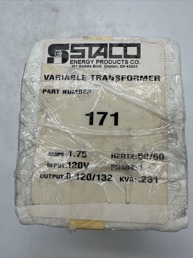 STACO VARIABLE TRANSFORMER 171 (2004)