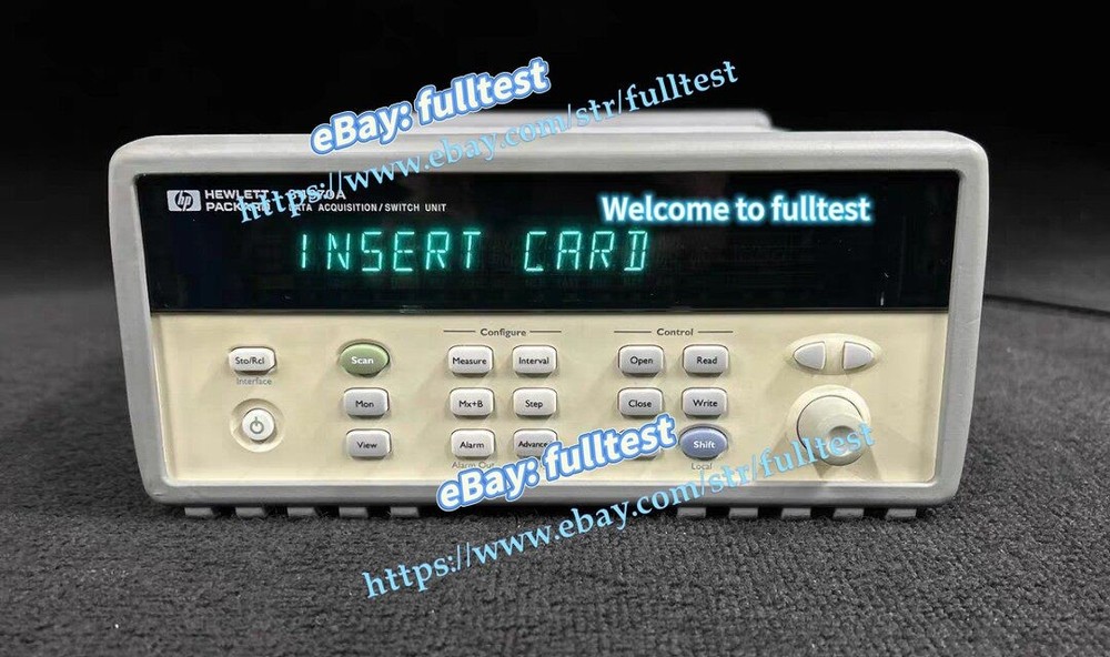 Keysight Agilent 34970A Data Acquisition Switch -fulltest
