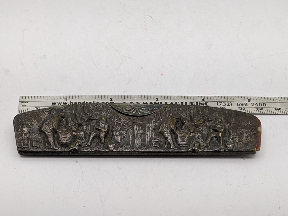 Vintage Repose Silver Comb Holder & Comb Marked DENMARK