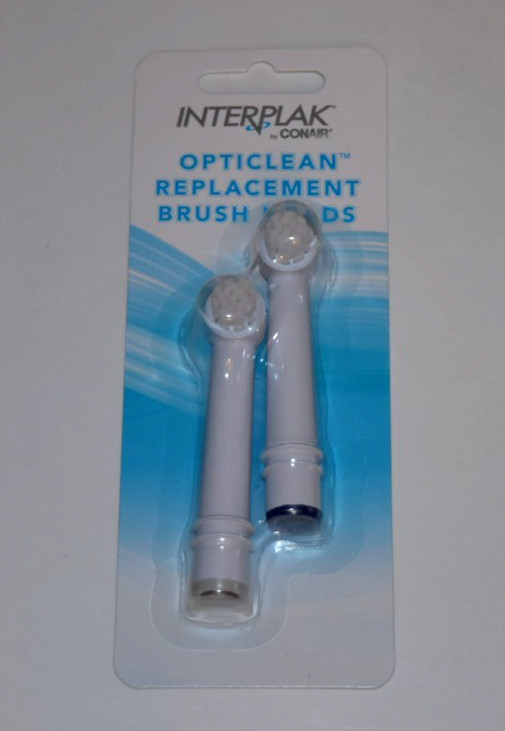 Interplak by Conair OptiClean Replacement Brush Heads X 2