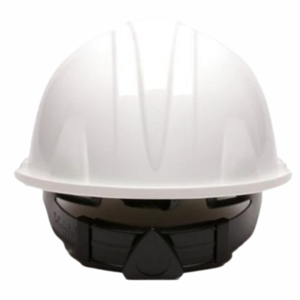 White Hard Hat 4 Point Ratchet Headband, ANSI Type 1 Class E