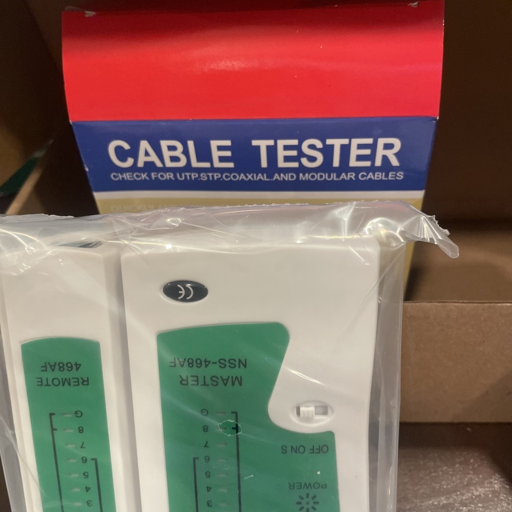 Ergonomic Pass-Through Crimper & Testing Kit for Ethernet Cable Installation