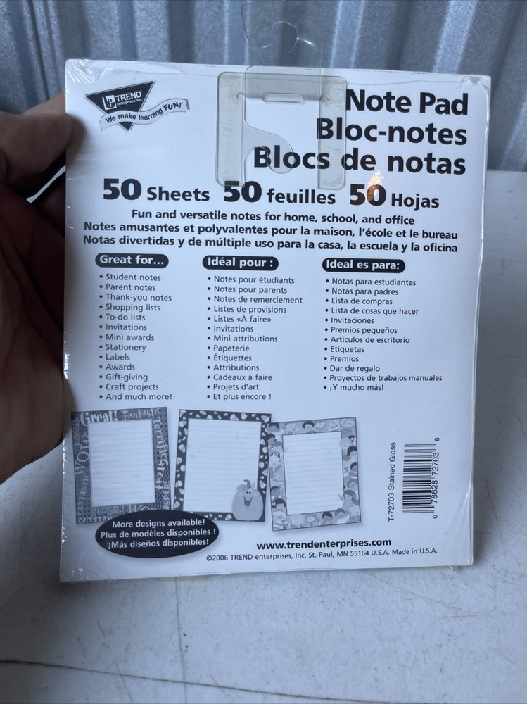 NOTEPAD 50 SHEETS - SEALED
