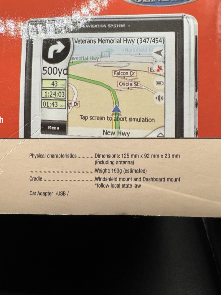 TOUCH&GO NAVIGATEUR AUTOMOBILE PORTABLE