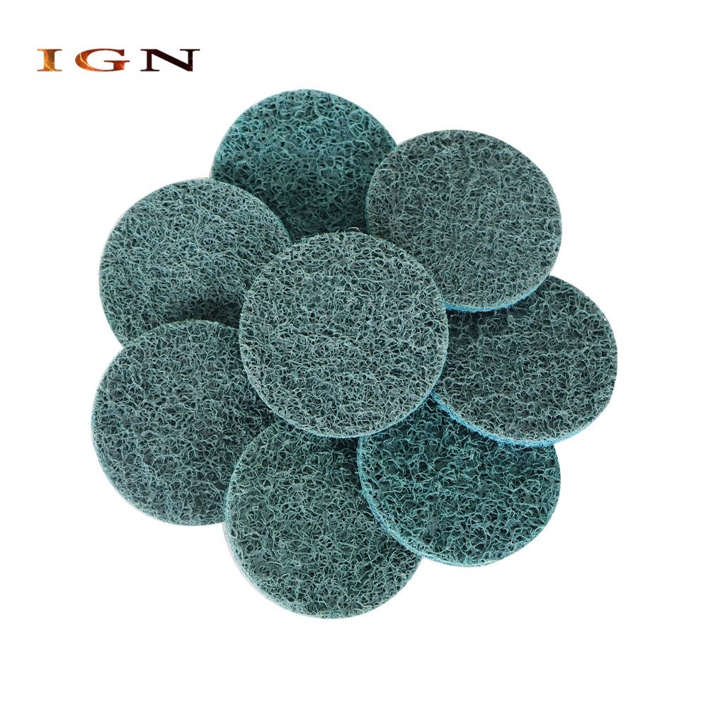 50 Pieces Fine Surface Conditioning Discs 2" Roll Lock Die Grinder Sanding Pads