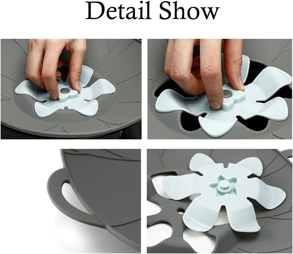 Multi-Function Silicone Lid Set - Perfect for Boiling & Splatter Protection