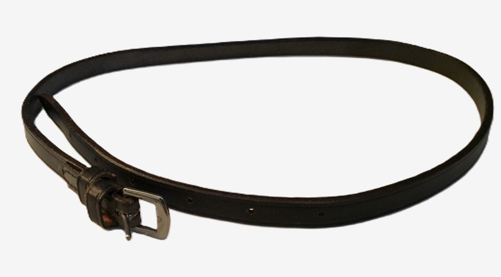 Leather FLASH Strap LARGE HORSE Black - NEW