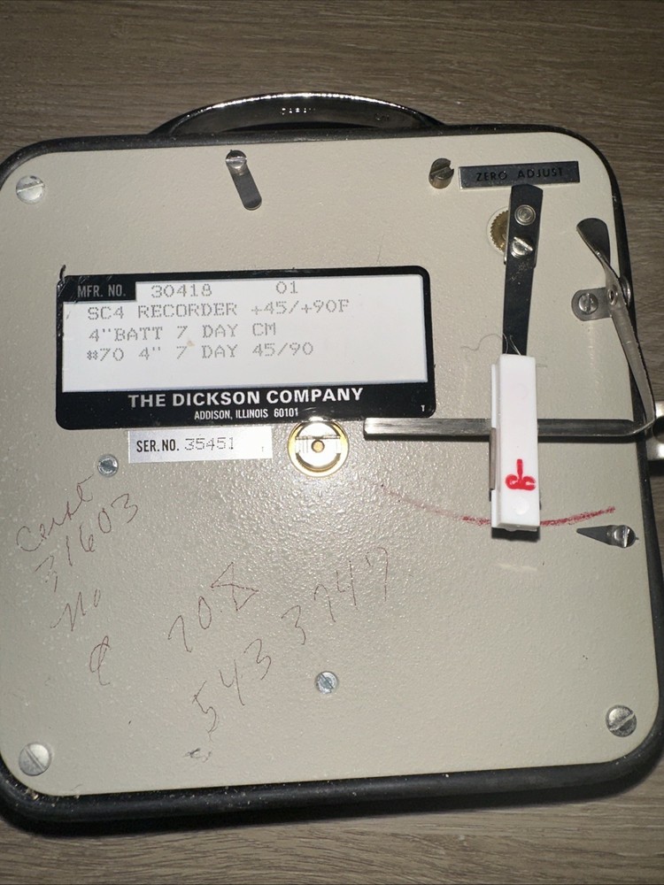 Vintage Dickson - Model SC4 - Temperature Recorder