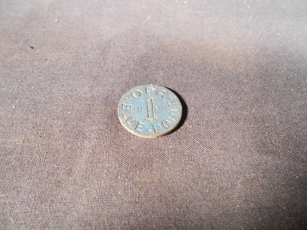 OPA BLUE Point Token, TC, War Ration WW2 Coin