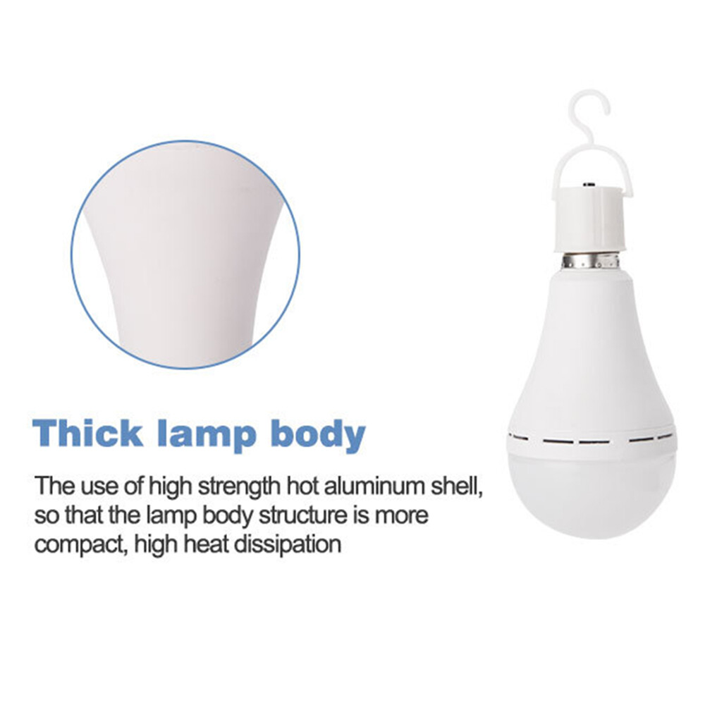 8-20Pack Rechargeable Emergency Light Bulb 60W Equivalent 1200mAh Battery Backup