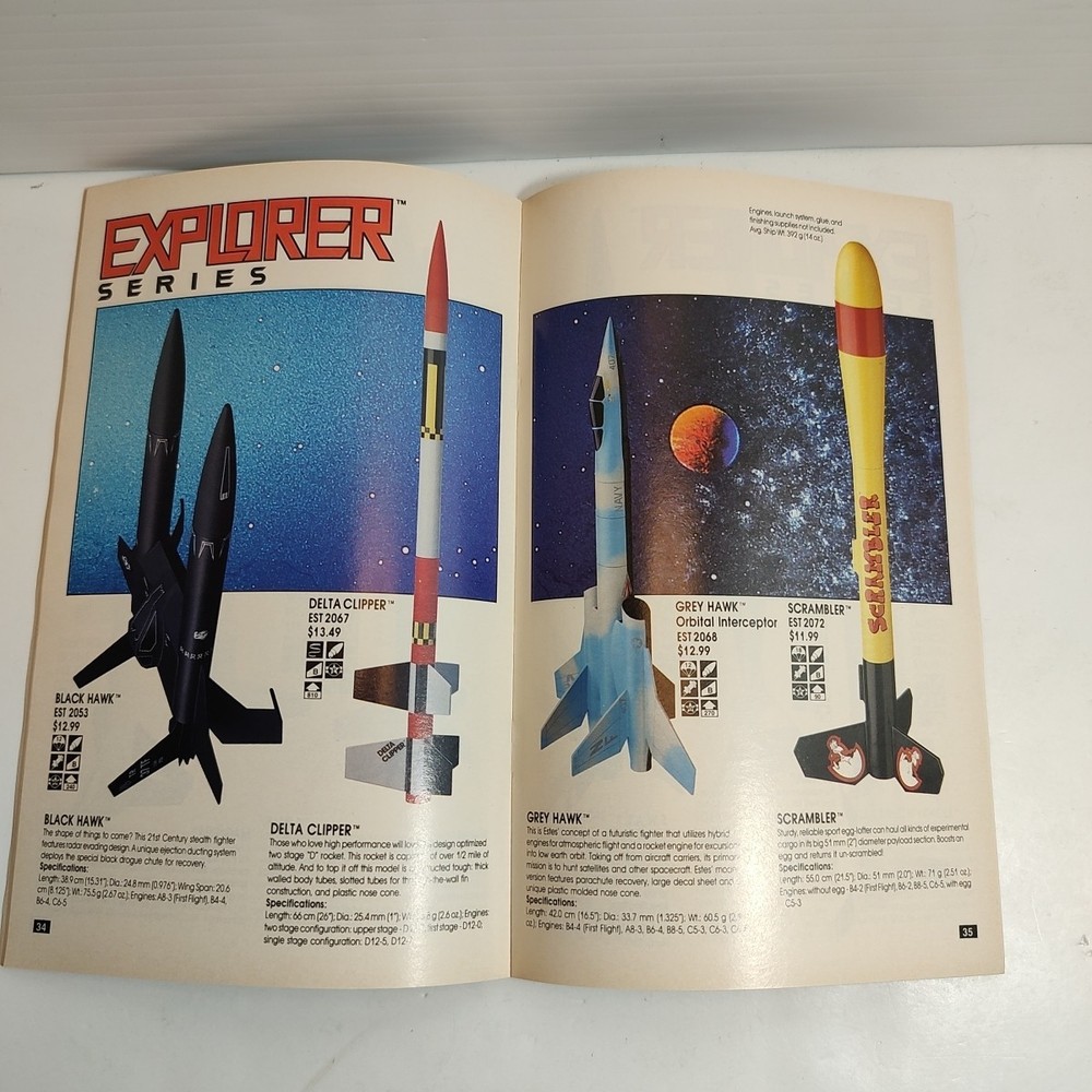 Estes Flying Model Rocket 1993 Catalog
